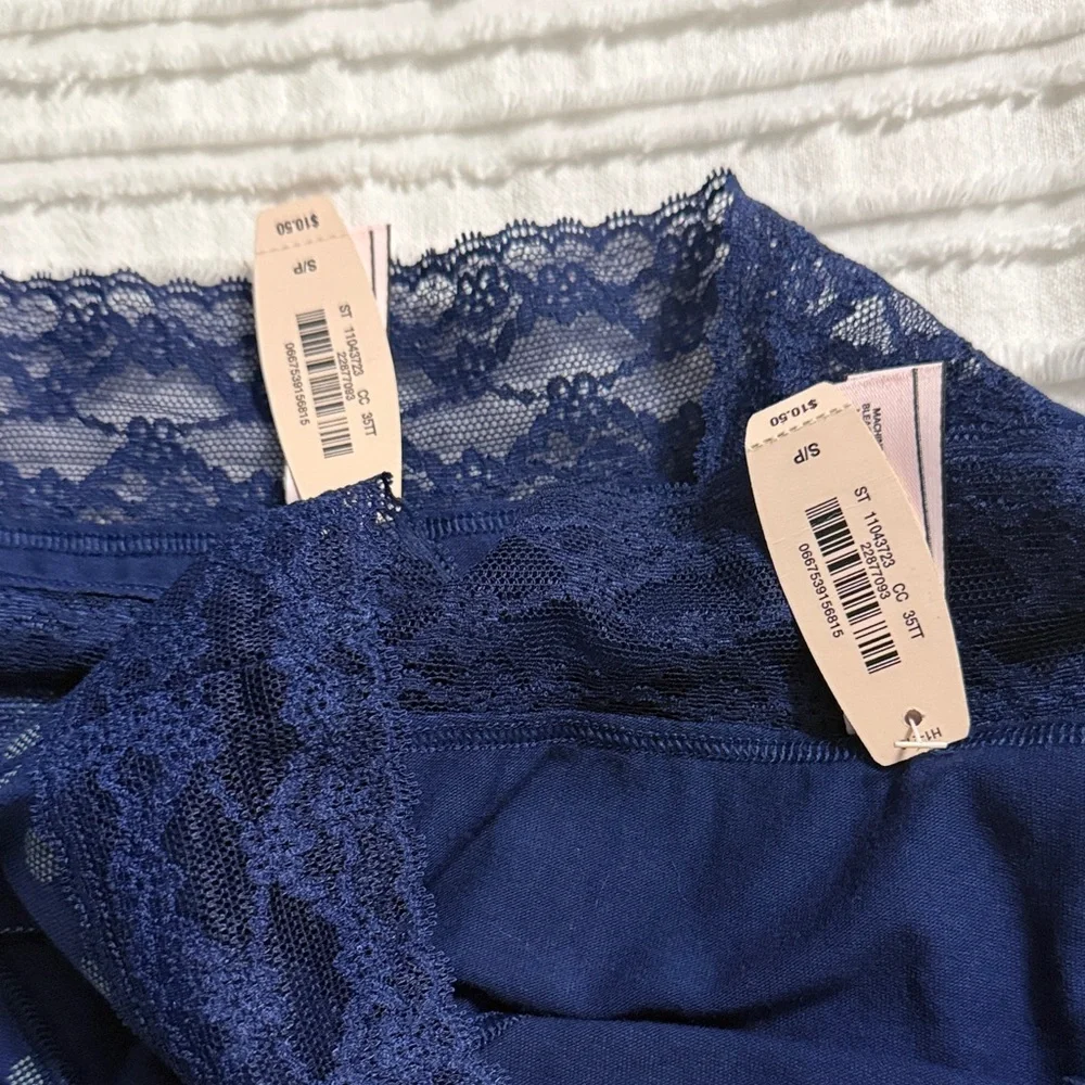 Victoria's Secret Navy Blue Polka Dot Panties - Picture 4 of 4